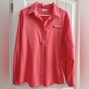 Columbia PFG Omni Shade Snap Button Top - XL